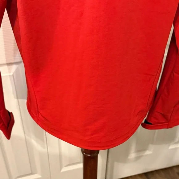 MOUNTAIN HARDWEAR Womens Orange/Red Soft Shell Stretch Lightweight Jacket Sz  L - Picture 10 of 10